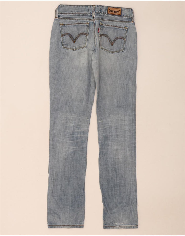 LEVI'S Damen 571 Slim Jeans W28 L34 Blaue Baumwolle