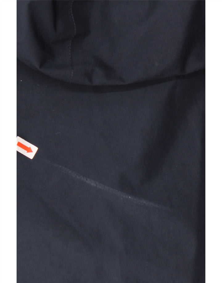 BERGHAUS Womens Hooded Rain Jacket UK 12 Medium Navy Blue Nylon