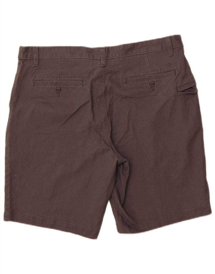 DOCKERS Herren Cargoshorts W38 XL Graue Baumwolle