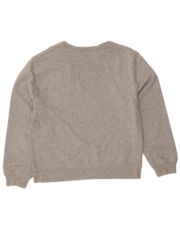 FRENCH CONNECTION Damen Grafik-Sweatshirt-Pullover UK 10 Small Grau