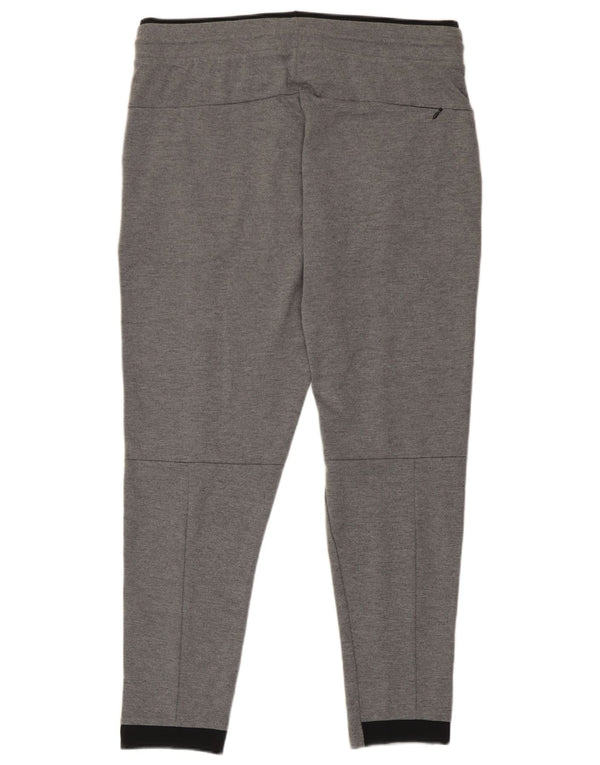 Zara Damen-Trainingshose UK 18 XL Graues Colourblock-Polyester