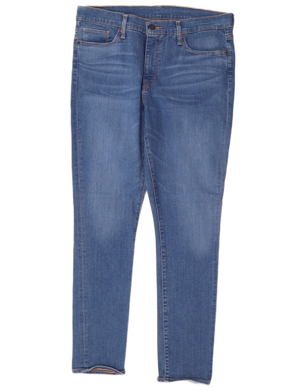 Levi's Damen Skinny Jeans W32 L30 Blaue Baumwolle
