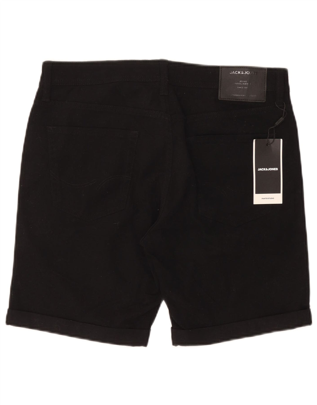 Jack & Jones Herren Regular Casual Shorts Medium W32 Schwarz Baumwolle