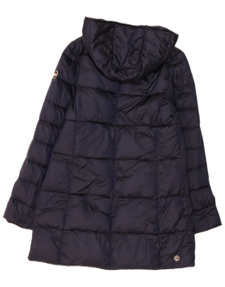 Colmar Damen-Daunenmantel mit Kapuze IT 48 XL Marineblau