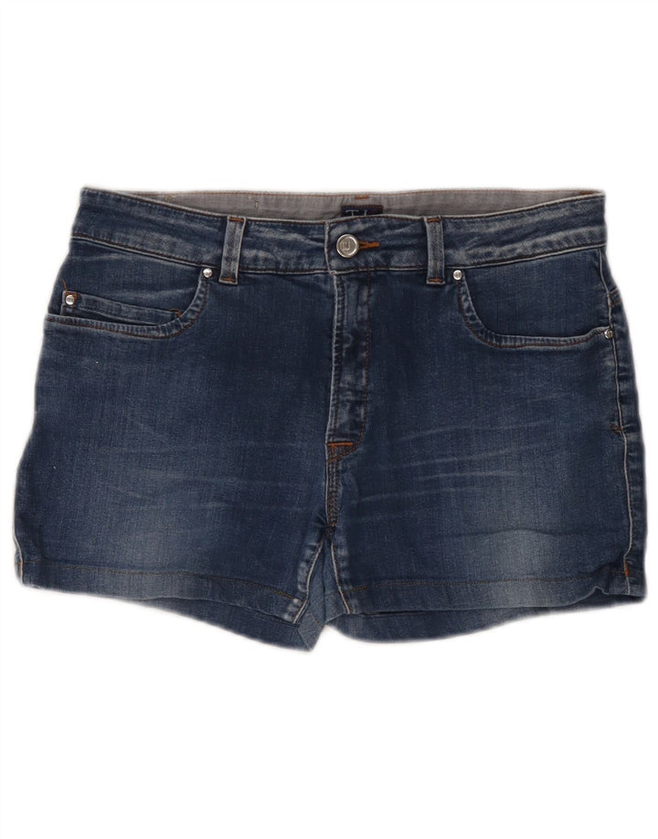 Trussardi Damen Jeansshorts W34 Large Marineblau