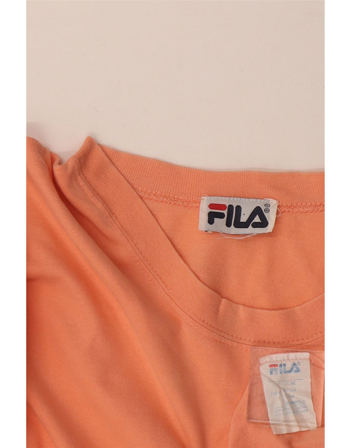 Fila Herren T-Shirt Top Large Rosa Baumwolle