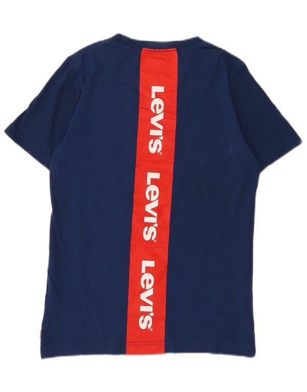 Levi's T-Shirt mit Grafik für Jungen, 13–14 Jahre, marineblaue Baumwolle