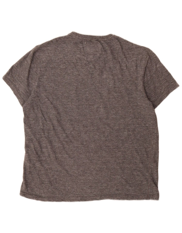 Jack Wills Herren-T-Shirt mit schmaler Passform, 2XL, graue Baumwolle