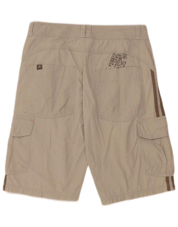 ADIDAS Cargo-Shorts für Jungen, 13–14 Jahre, W30, graue Baumwolle