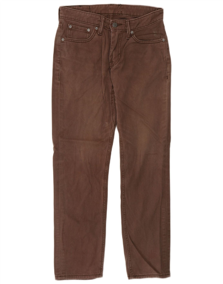 Levi's Herren 511 Slim Jeans W28 L30 Braune Baumwolle