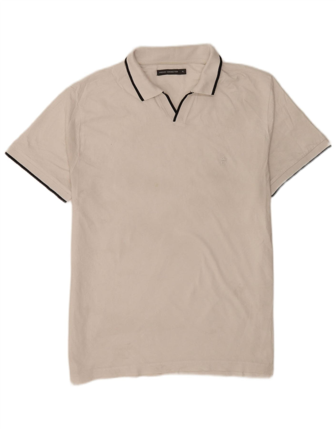 French Connection Herren Poloshirt XL Weiß
