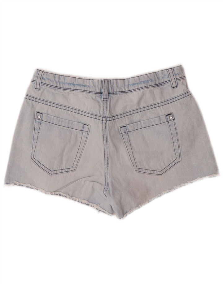 BENETTON Mädchen-Jeansshorts, 11–12 Jahre, 2XL W26, blaue Baumwolle