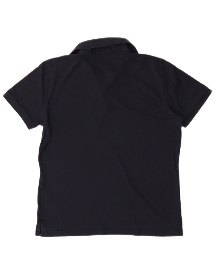 Calvin Klein Herren-Poloshirt, mittelmarineblaue Baumwolle
