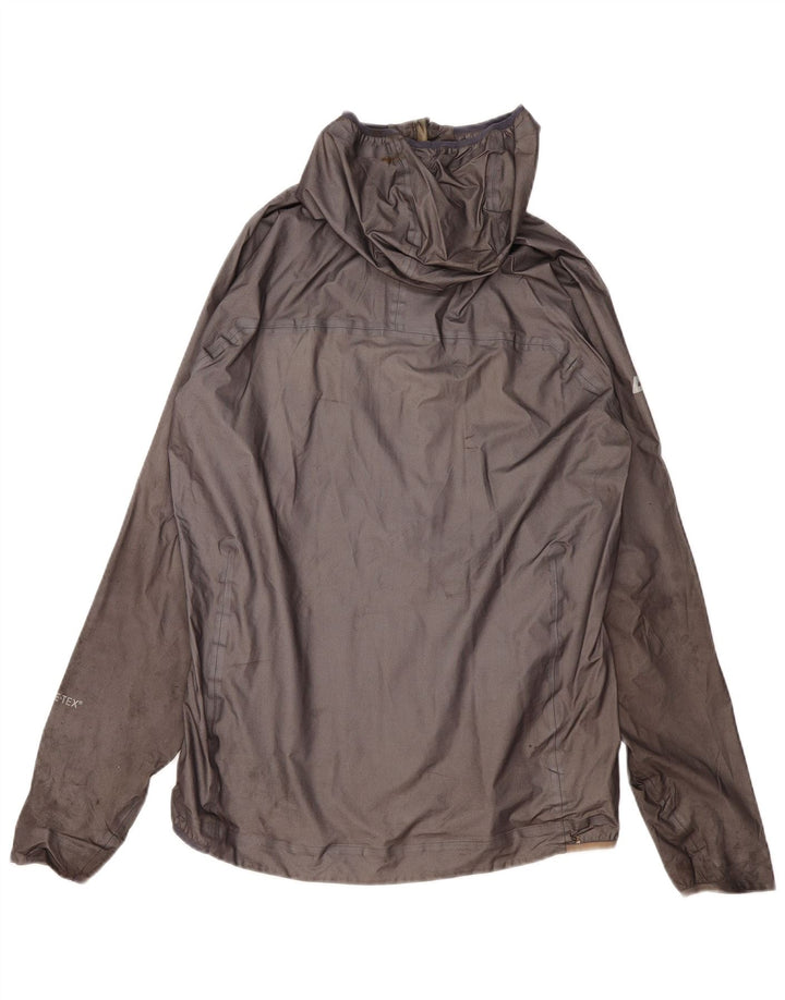 MOUNTAIN EQUIPMENT Damen-Regenjacke mit Kapuze, UK 14, Größe L, Grau