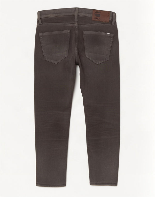 G-Star Herren Slim Jeans W32 L25 Graue Baumwolle