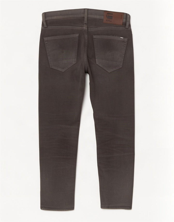 G-Star Herren Slim Jeans W32 L25 Graue Baumwolle