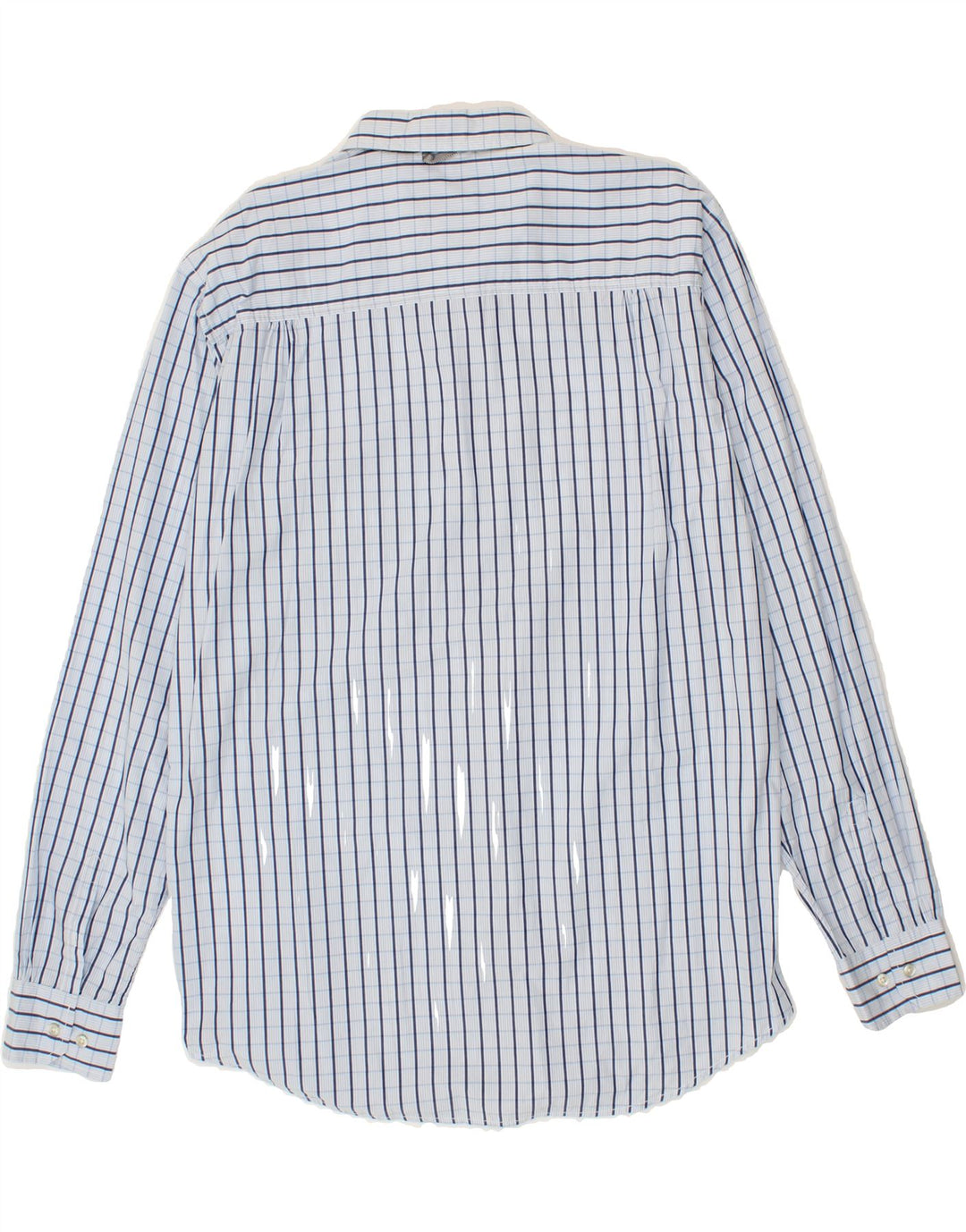 DOCKERS Mens Shirt Size 50/52 2XL Blue Striped Cotton Vintage Dockers and Second-Hand Dockers from Messina Hembry 
