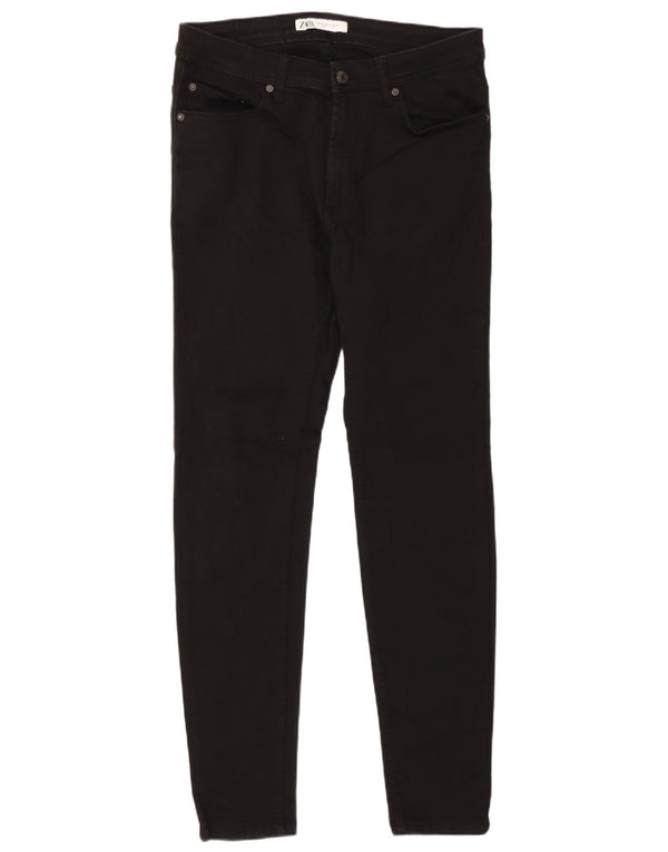 Zara Herren Skinny Jeans EU 42 Large W32 L29 Schwarze Baumwolle