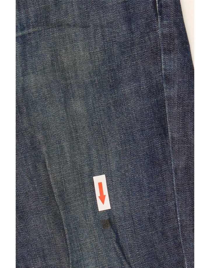 Armani Damen Straight Jeans W36 L26 Marineblaue Baumwolle