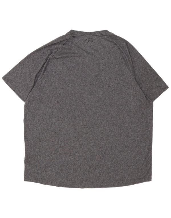 Under Armour Herren T-Shirt Top 2XL Grau Polyester