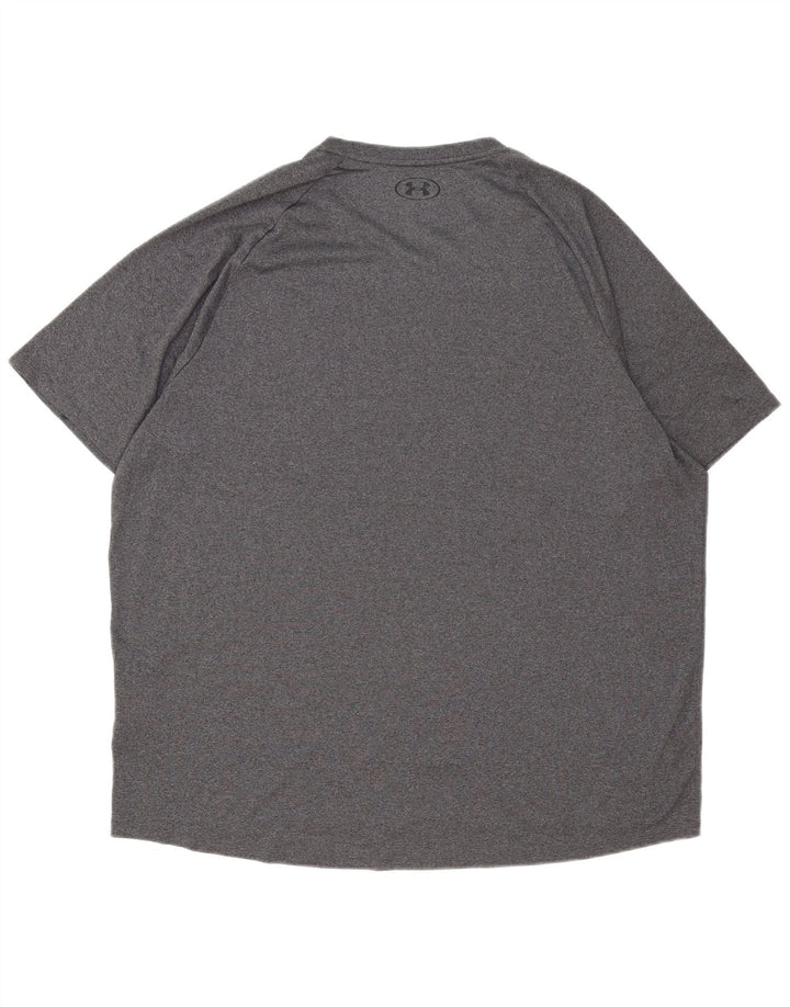 Under Armour Herren T-Shirt Top 2XL Grau Polyester