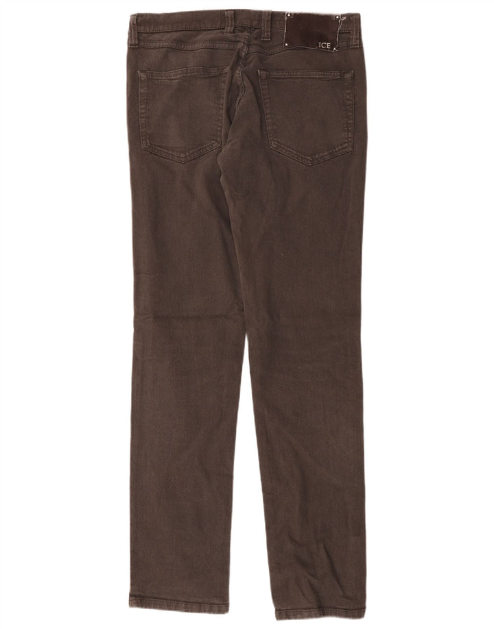 Iceberg Damen Slim Jeans W33 L33 Schwarz