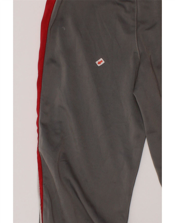 Puma Jungen-Trainingshose, 4–5 Jahre, graues Colourblock-Polyester