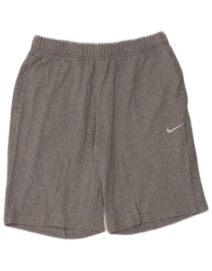 Nike Herren-Sportshorts aus mittelgrauer Baumwolle