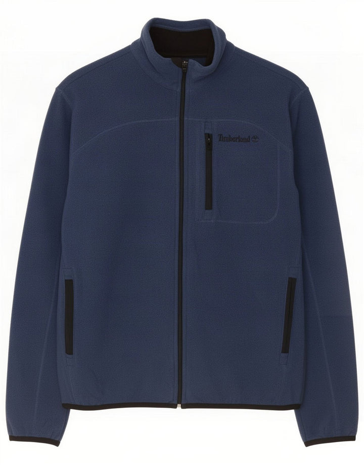 Timberland Herren Fleecejacke UK 36 Small Blue Polyester