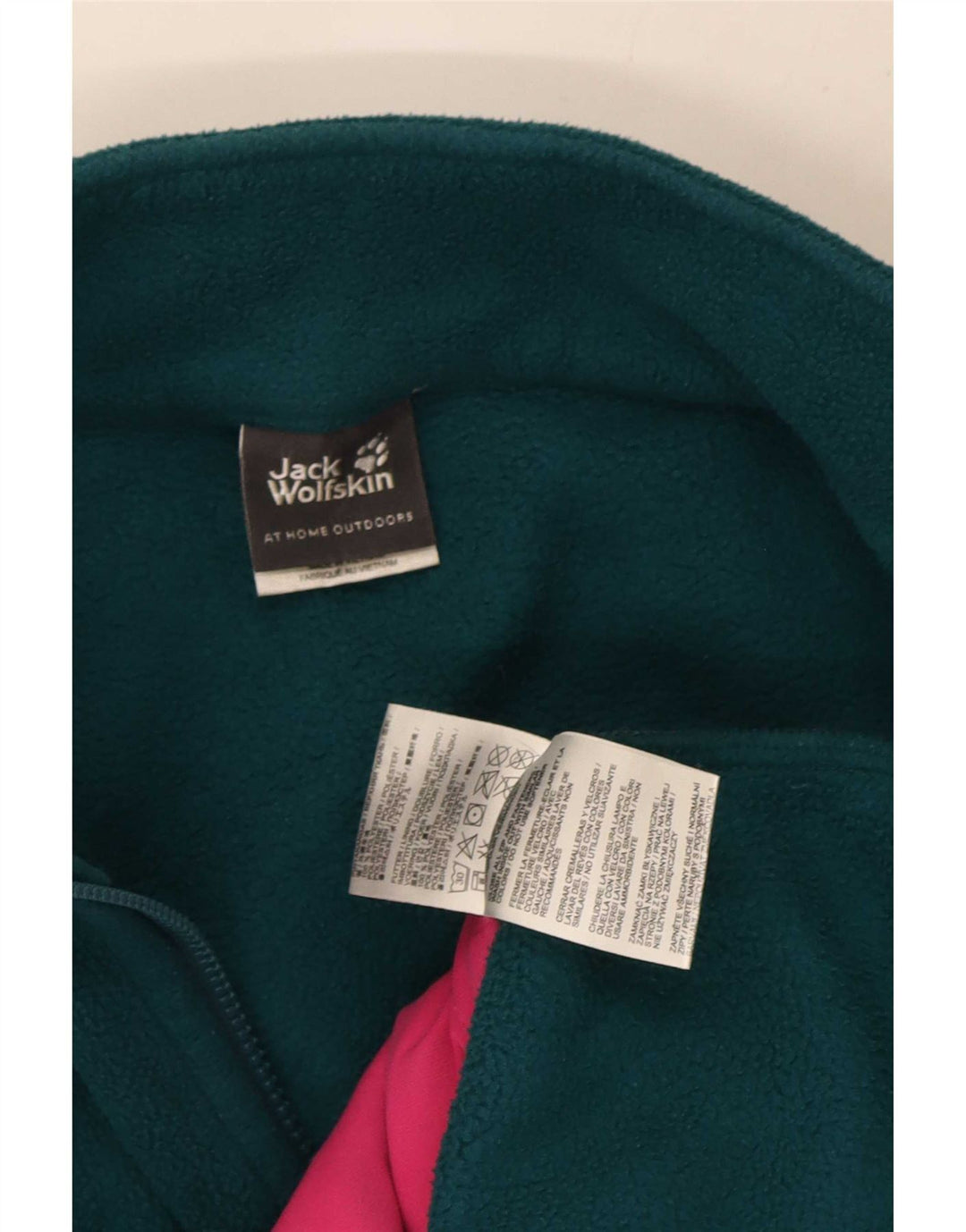 Jack Wolfskin Damen Liner Fleecejacke UK 12/14 Mittelgrünes Polyester