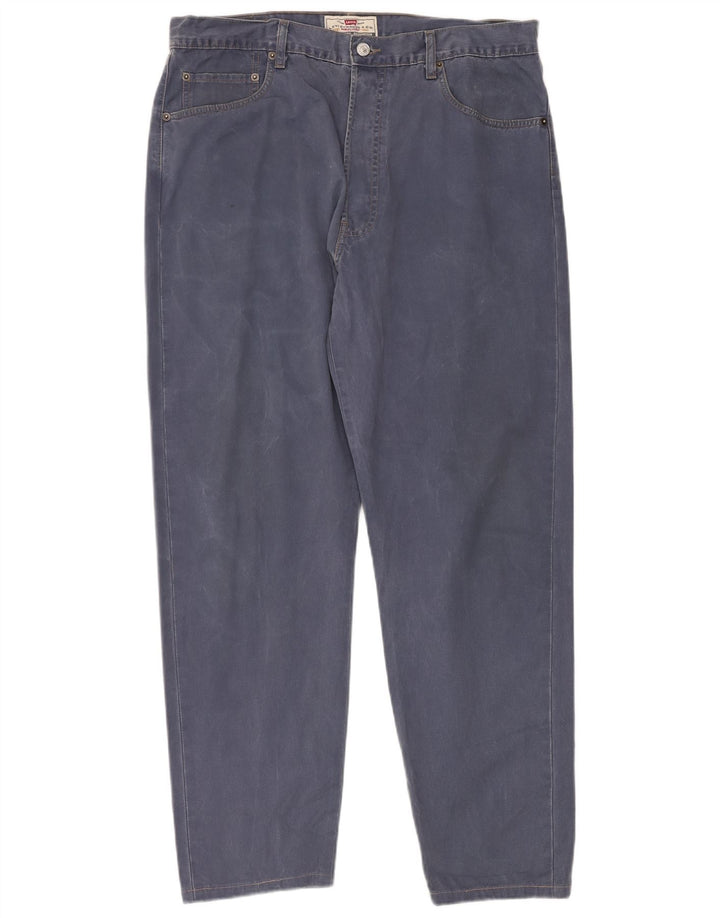 LEVI'S Herren 451 Tapered Jeans W38 L30 Blaue Baumwolle