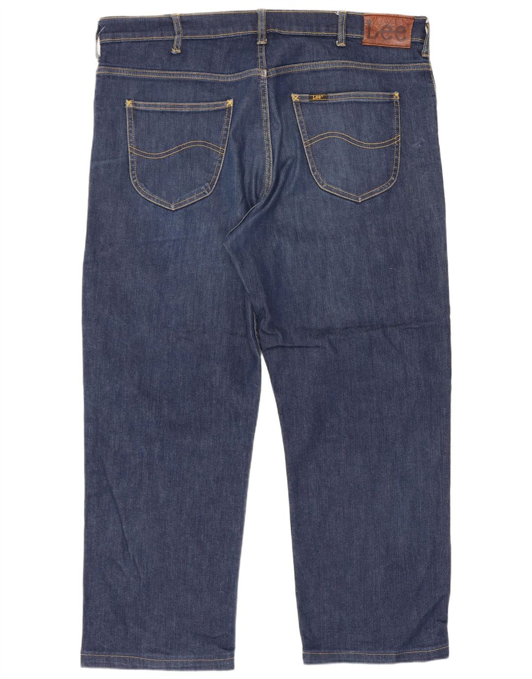 Lee Herren Brooklyn Straight Jeans W40 L27 Blaue Baumwolle