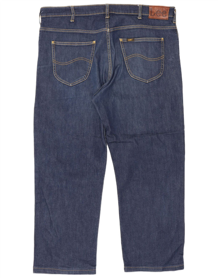 Lee Herren Brooklyn Straight Jeans W40 L27 Blaue Baumwolle