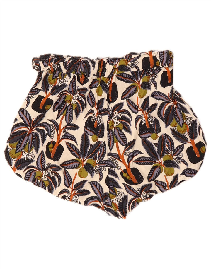 Lässige Damen-Shorts von Zara, Größe S, W26, mehrfarbig, mit Blumenmuster