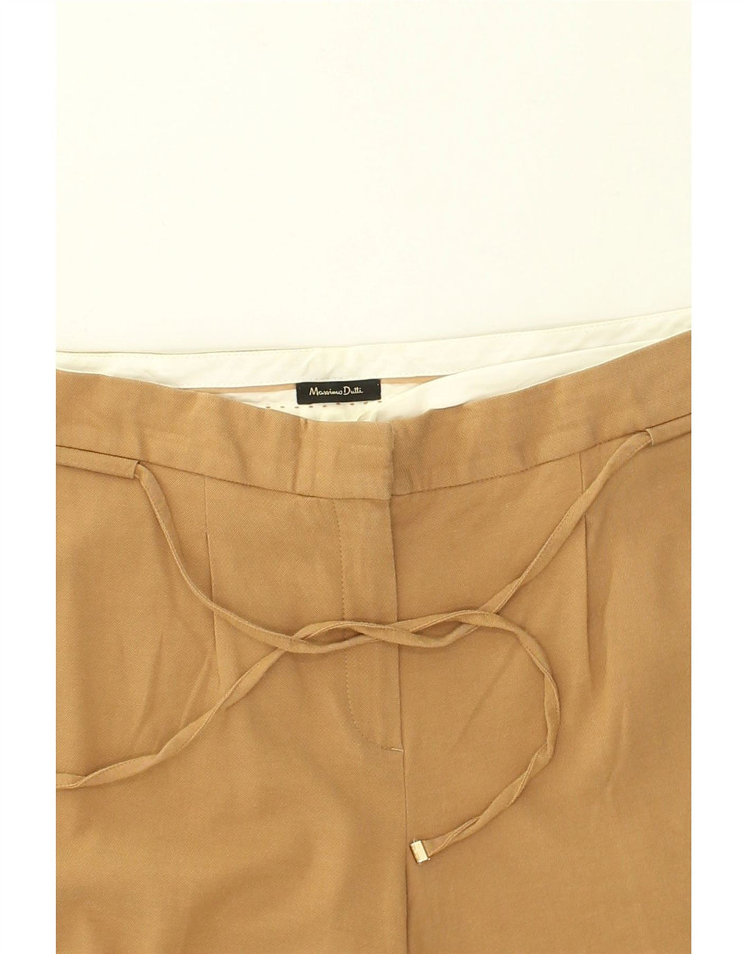 MASSIMO DUTTI Womens Slim Casual Trousers EU 40 Medium W32 L32 Beige | Vintage Massimo Dutti | Thrift | Second-Hand Massimo Dutti | Used Clothing | Messina Hembry 