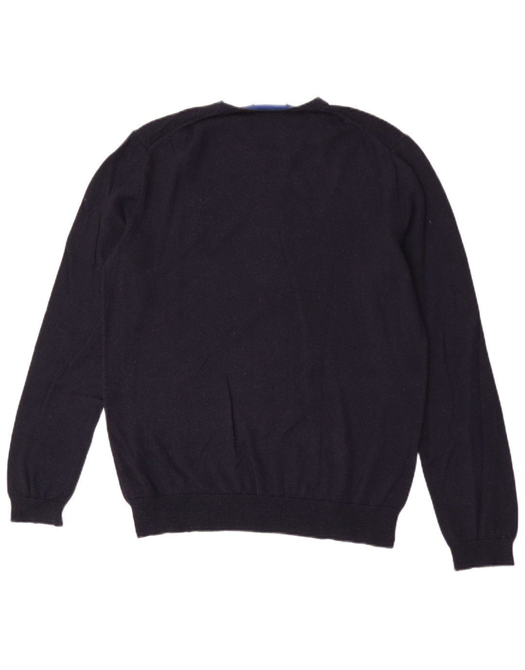 Calvin Klein Herren-Pullover mit Rundhalsausschnitt, große marineblaue Wolle