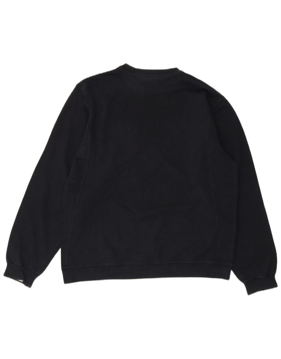 Champion Damen Grafik-Sweatshirt-Pullover UK 14 Medium Schwarz