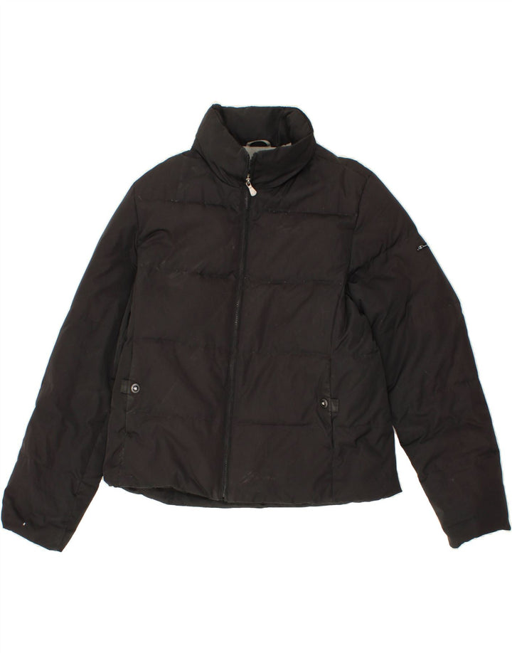 CHAMPION Womens Padded Jacket UK 16 Large Black Vintage Champion and Second-Hand Champion from Messina Hembry 
