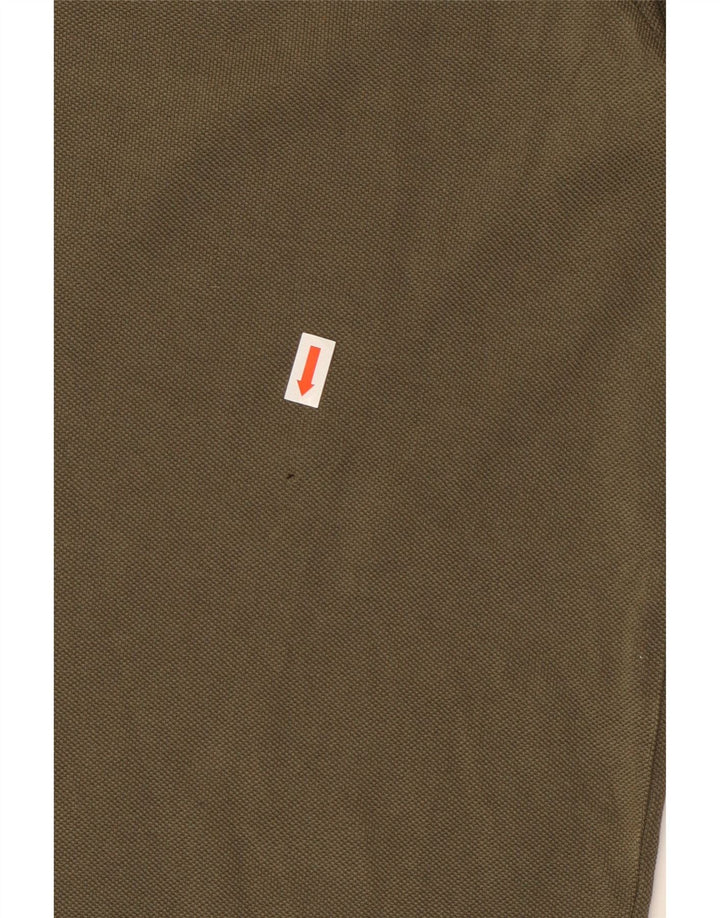 Kappa Herren Poloshirt Small Khaki Baumwolle