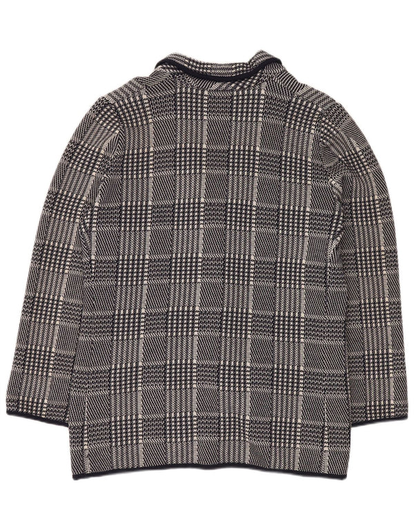 VALENTINO Damen Miss V Blazer Jacke IT 48 XL Marineblauer Hahnentritt