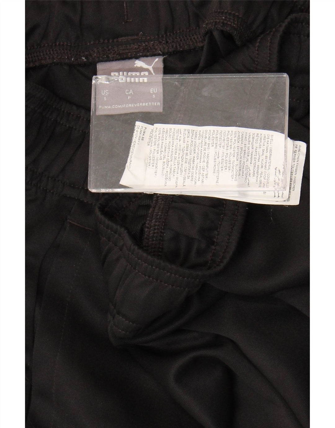 PUMA Herren-Trainingshose, Größe S, Schwarz, Polyester