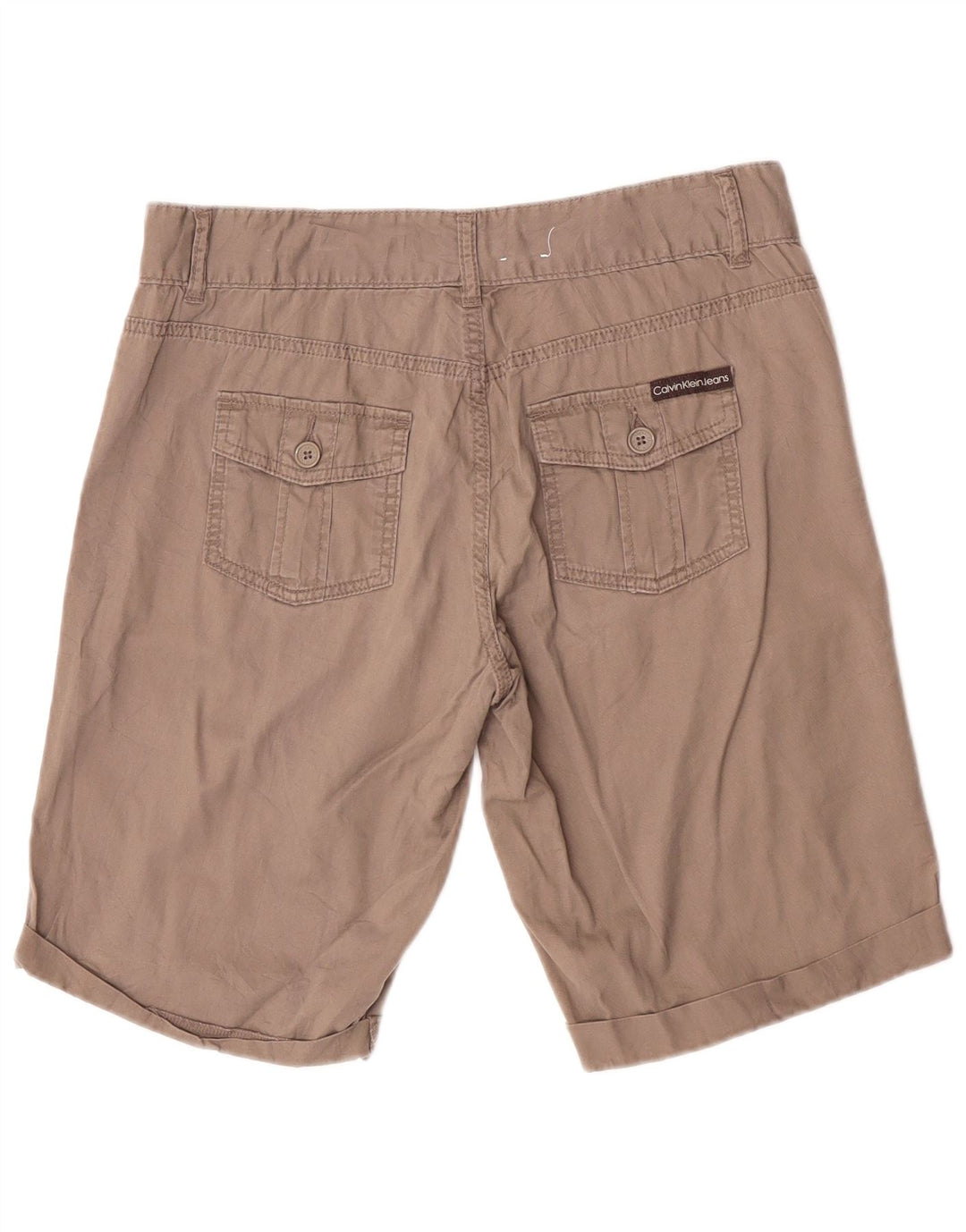 Calvin Klein Damen Cargoshorts US 10 Medium W32 Graue Baumwolle