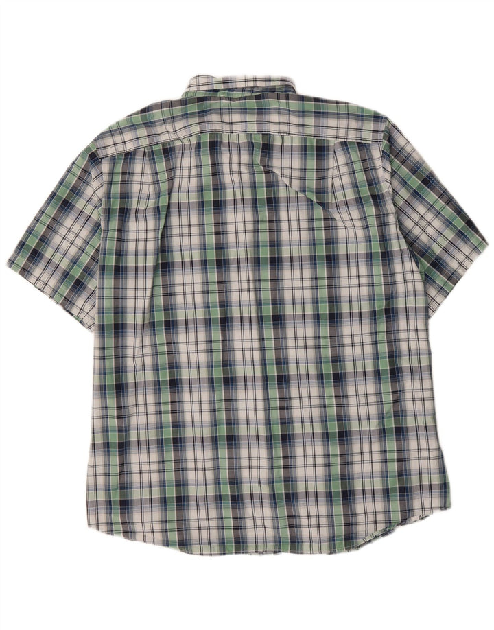 EDDIE BAUER Mens Classic Fit Short Sleeve Shirt XL Multicoloured Check