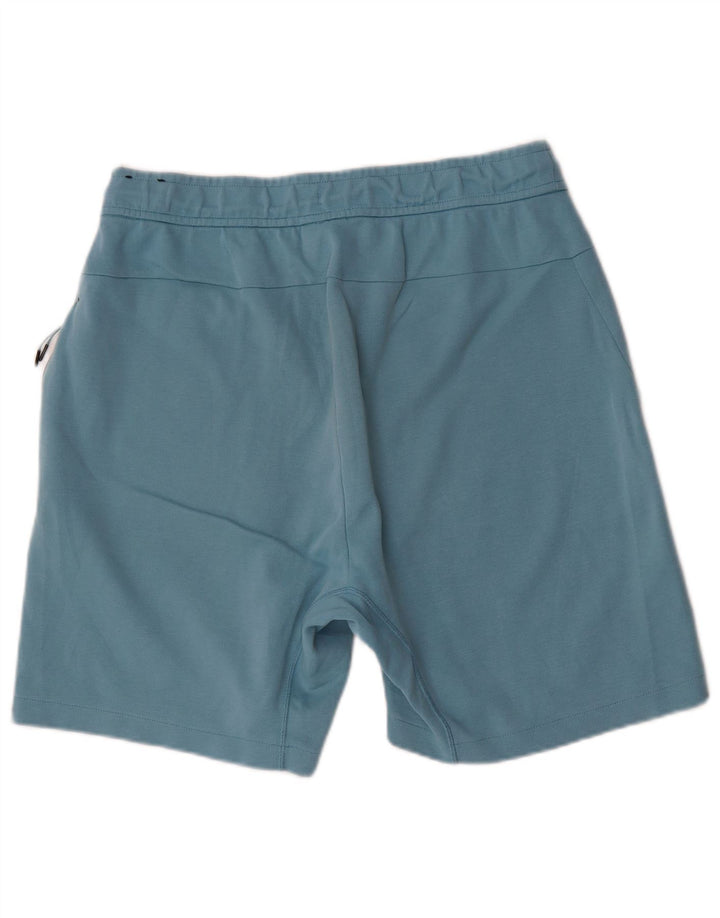 Nike Herren-Sportshorts aus mittelblauer Colourblock-Baumwolle