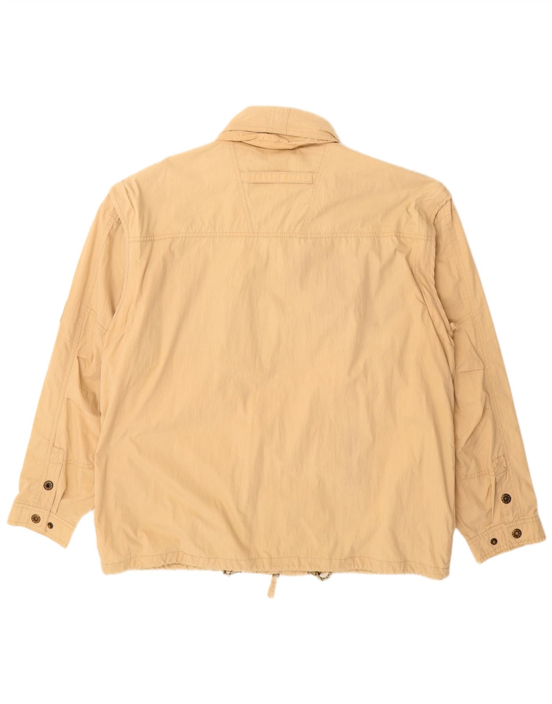 VINTAGE Herren Utility Jacke IT 54 2XL Beige Baumwolle