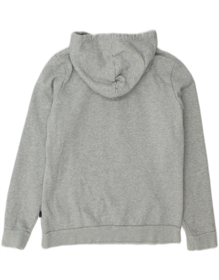 PUMA Boys Hoodie Jumper 10-11 Years Medium Grey Cotton Vintage Puma and Second-Hand Puma from Messina Hembry 