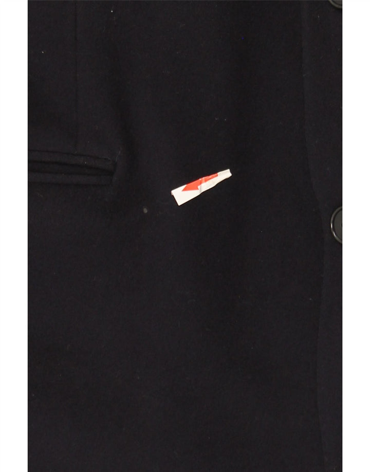 Canali Herren 3-Knopf-Blazerjacke IT 52 XL Marineblaue Wolle