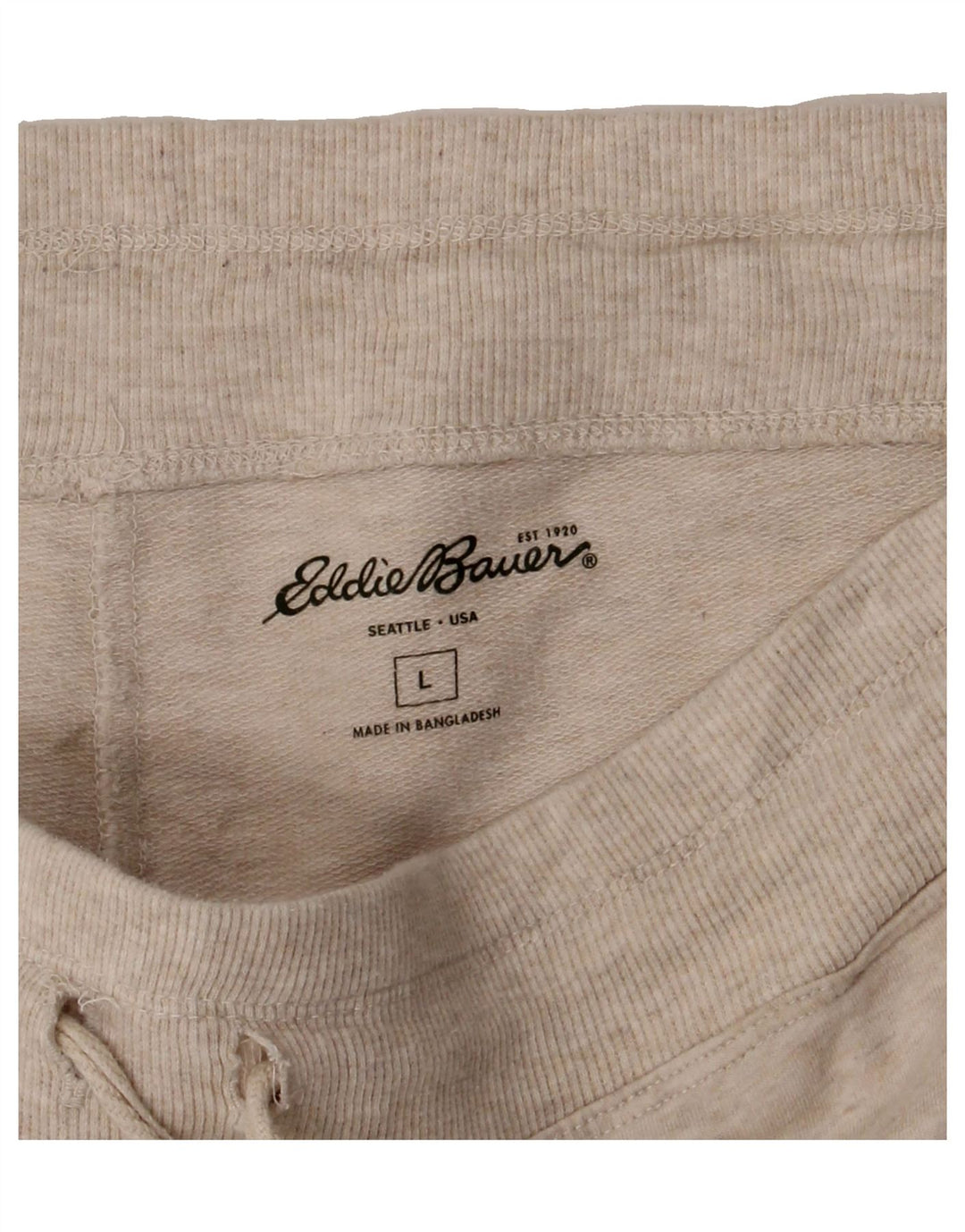 EDDIE BAUER Mens Seattle Sport Shorts Large Beige Cotton Vintage Eddie Bauer and Second-Hand Eddie Bauer from Messina Hembry 