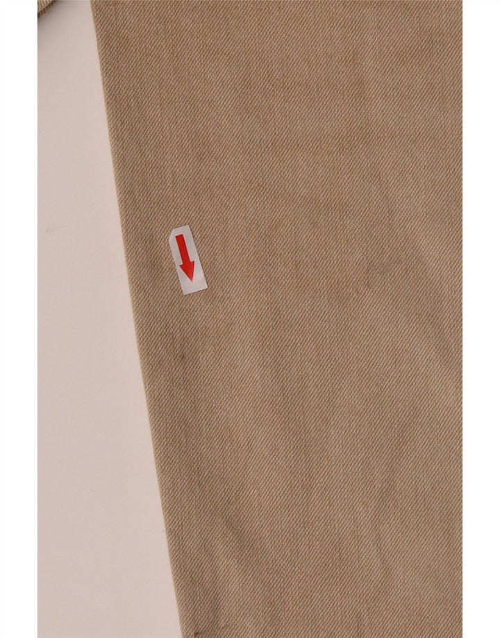 Wrangler Herren Straight Jeans W42 L30 Beige Baumwolle