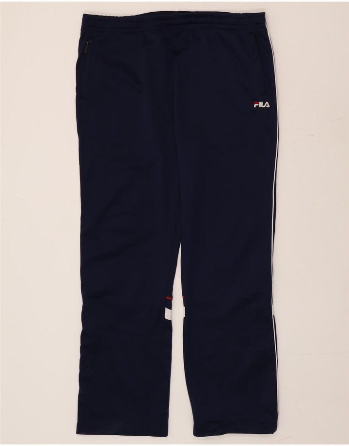 Fila Herren-Trainingshose, groß, marineblau, Farbblock-Polyester